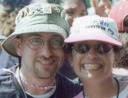Lyle and Wendy at the 2001 3-Day Walk in Chicago